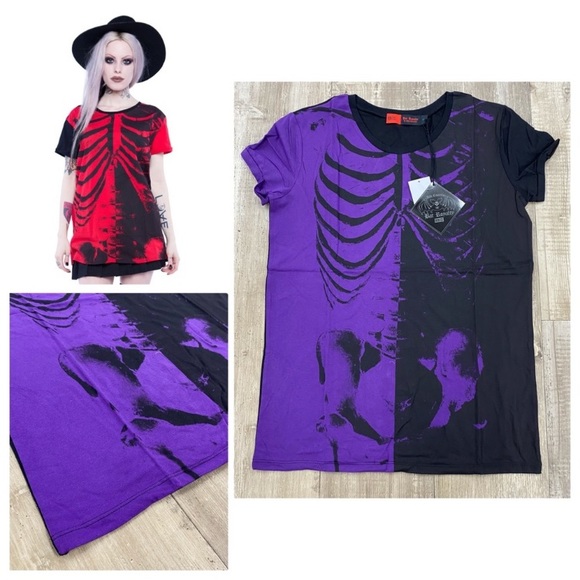 Iron Fist Tops - NWT Iron Fist x Bat Royalty Ash Costello Collaboration Unisex Tee Sz Small